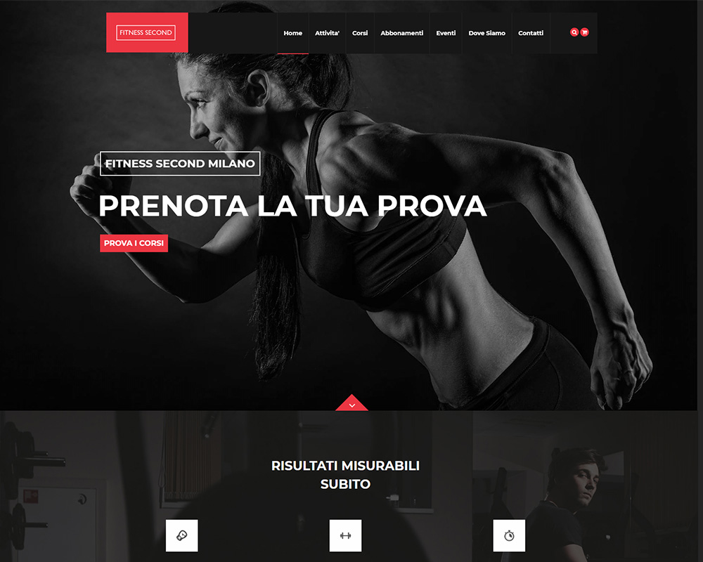 Realizzazione Sito Web per Palestra e Fitness Club